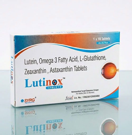 Lutein, Omega 3 Fatty Acid, L-Glutathione, Zeaxanthin, Astaxanthin Tablets