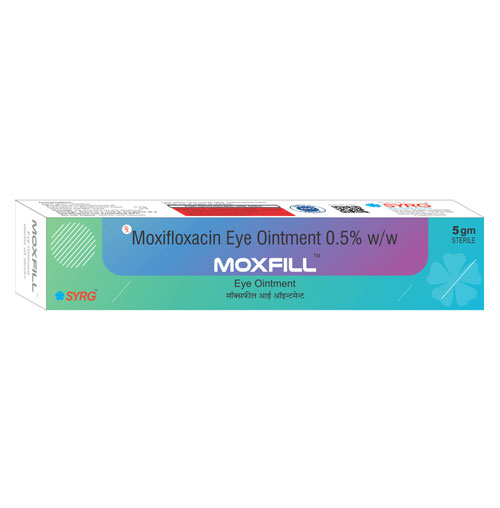 Moxifloxacin 0.5% w/w Ointment.